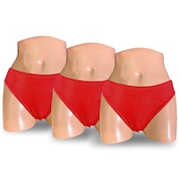 Pack x3 Truza Bikini Monina Rojo